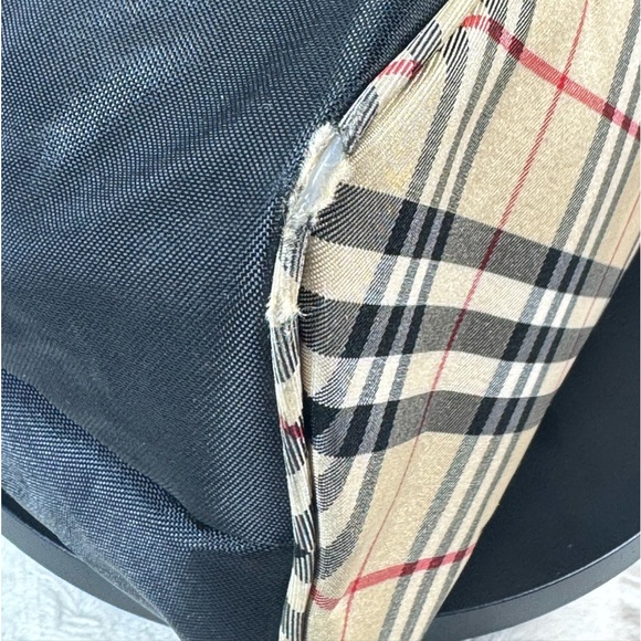 Burberry Blue Label Nova Check Black Nylon - Picture 14 of 17